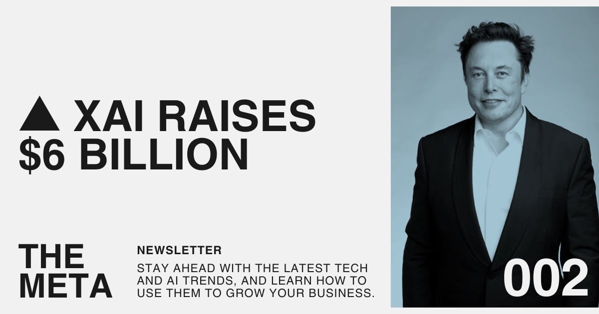 ▲ xAI Raises $6 Billion