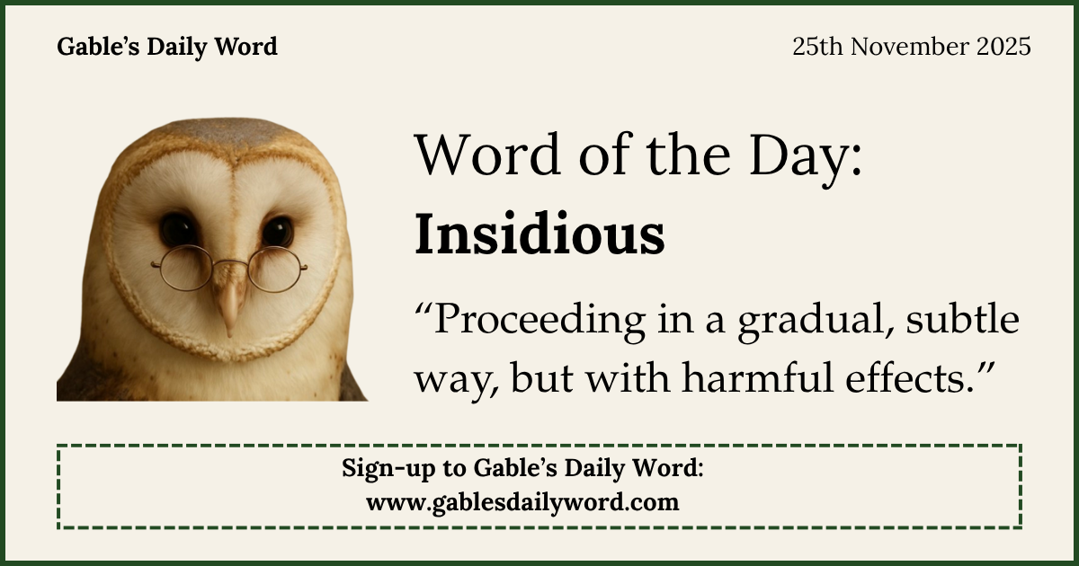 Professor Gable’s Daily Word: #2