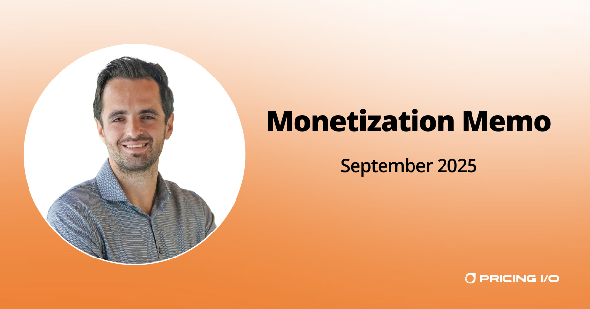 Monetization Memo - September 2025