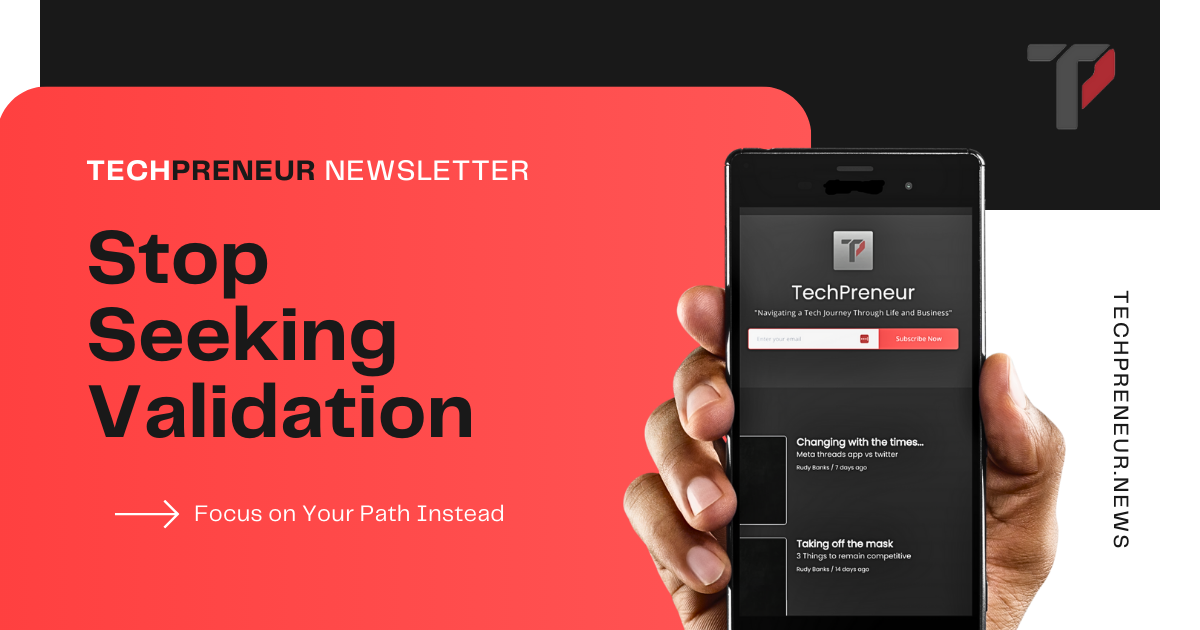 Stop Seeking Validation