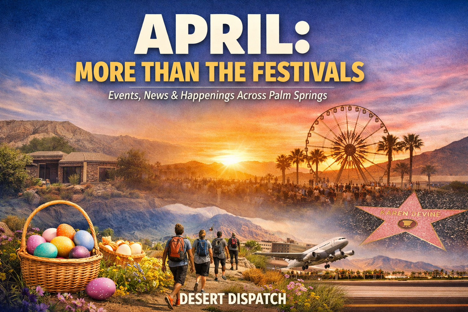 📬 Desert Dispatch:  April beyond the music festivals...and we are celebrating 5 years in the desert
