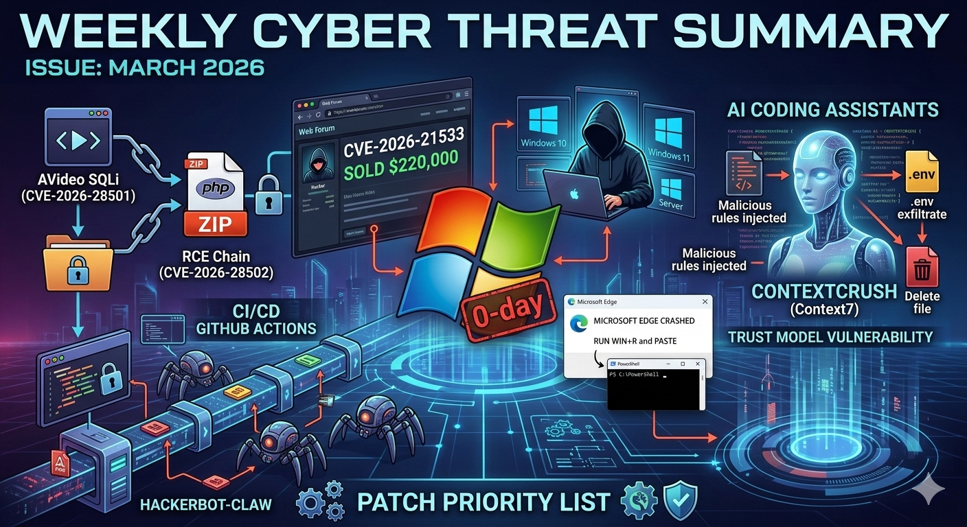 Windows RDS 0-Day & AI Supply Chain Risks