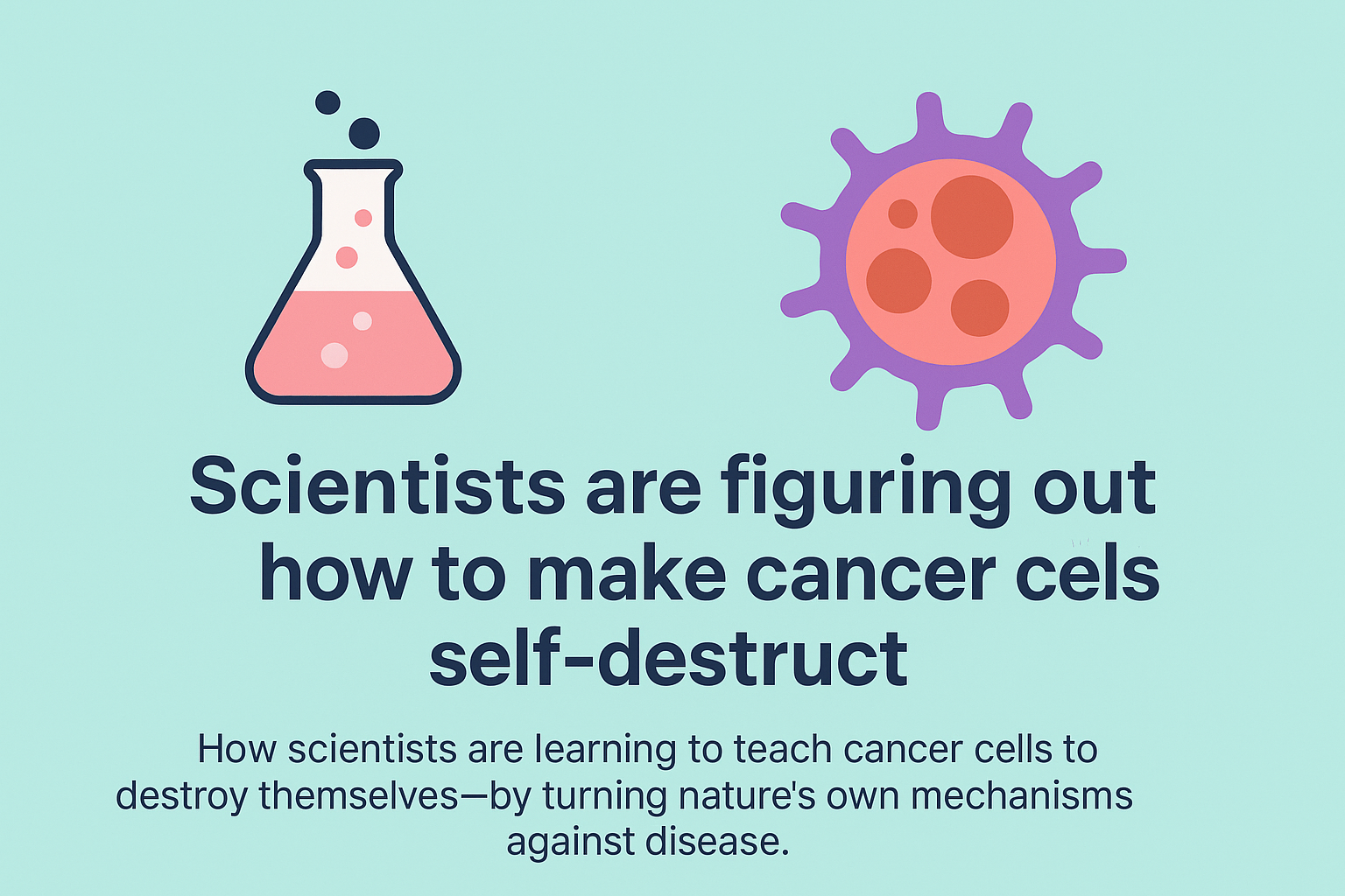 🧬 When Cancer Cells Self-Destruct: The Science of Teaching Rogue Cells to Retire