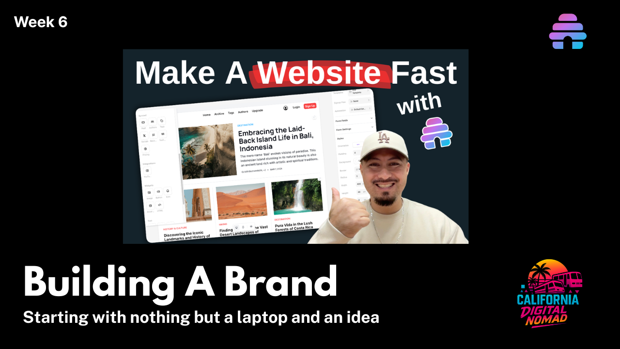 Week 6: Building A Website With Beehiiv