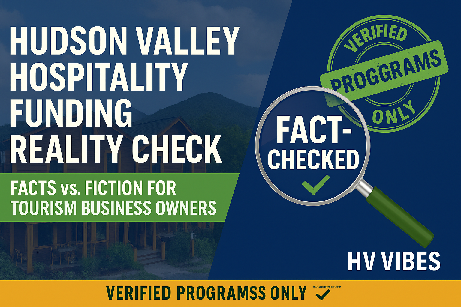 How Hudson Valley Hospitality Businesses Can Access Real State Tourism Funding