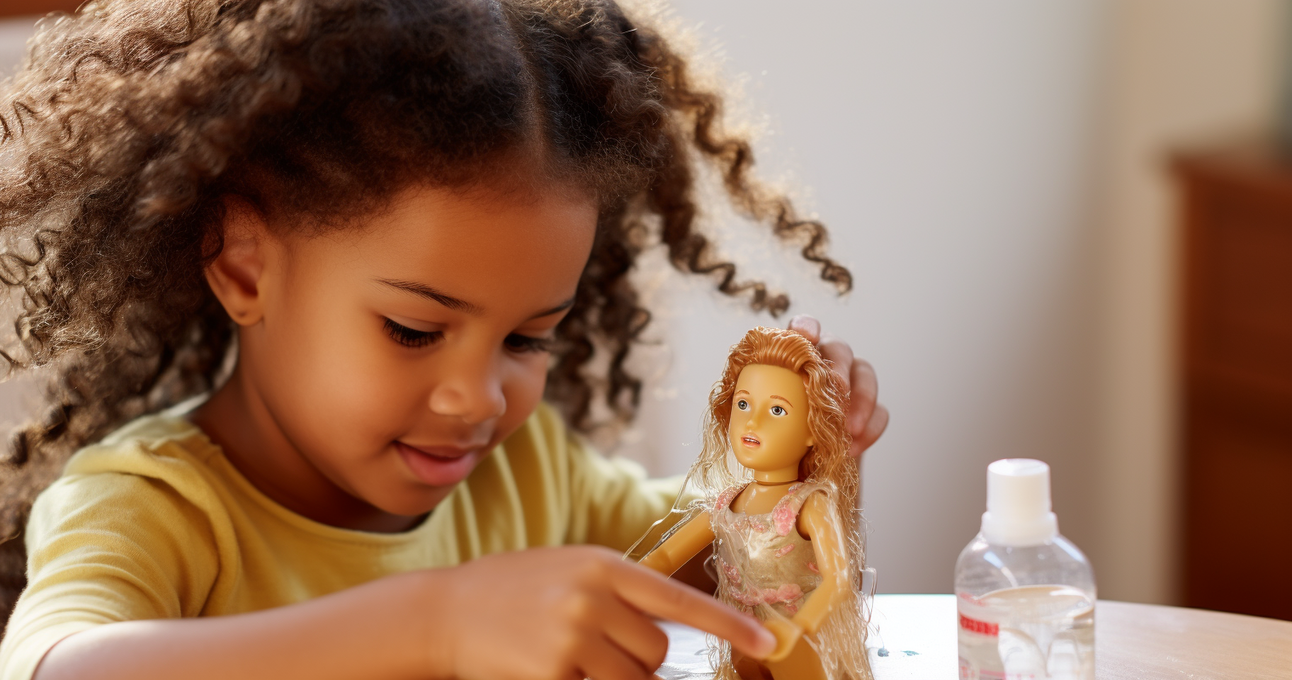 Easily Detangle Doll Hair