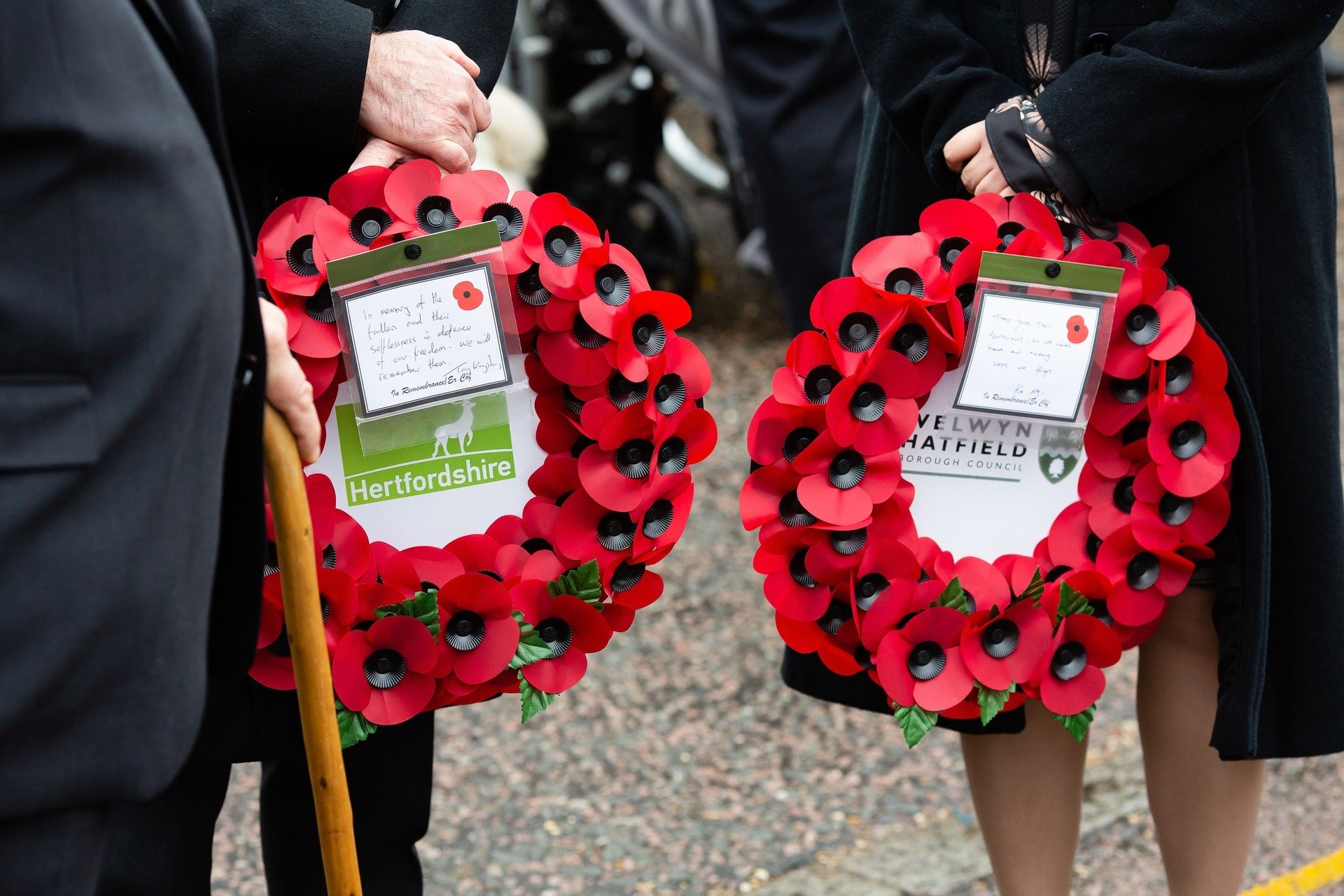 Things to do in Hertfordshire this Weekend including: Remembrance Sunday At Herts' Towns And Villages
