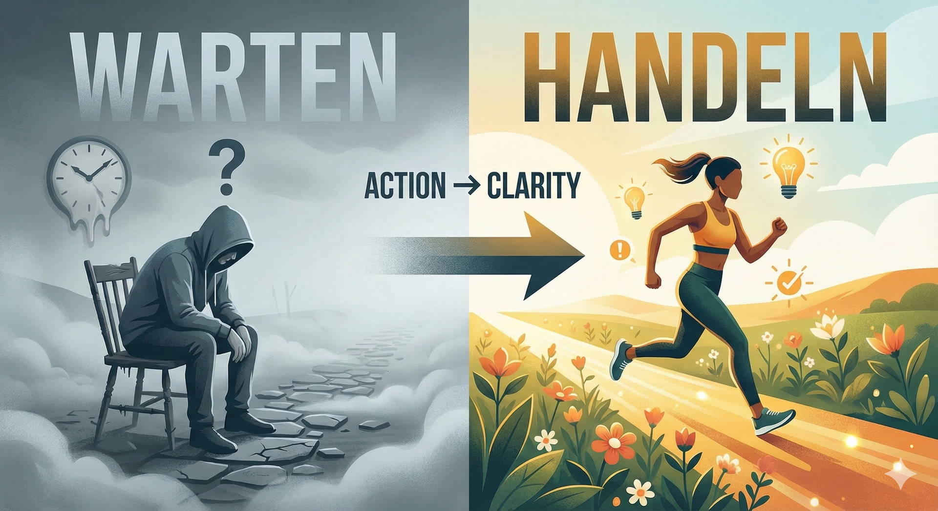 Ich lernte es auf die harte Tour - Action drives Clarity