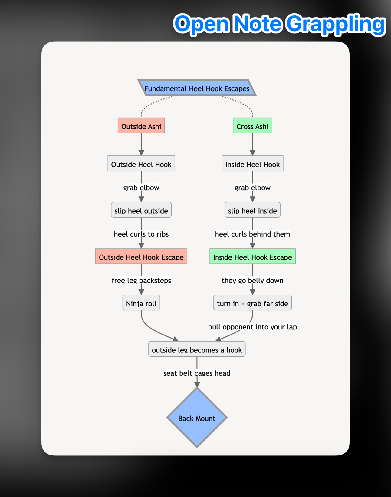 Fundamental Heel Hook Escapes