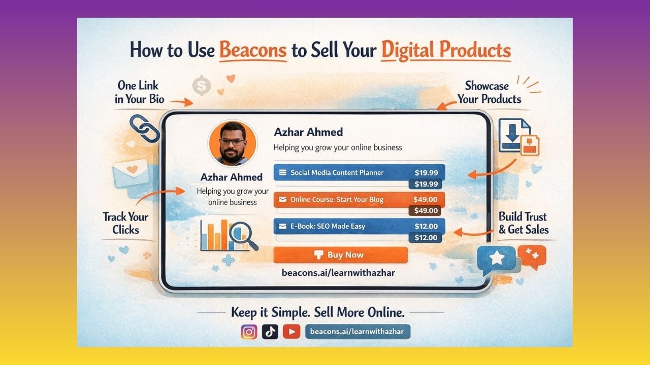 How I Use Beacons to Sell My Digital Products