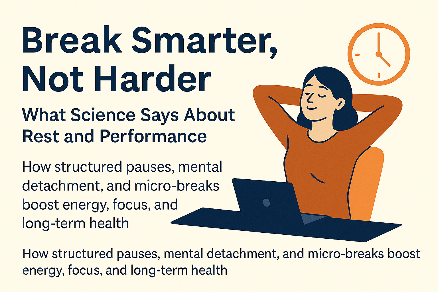 Break Smarter, Not Harder: What Science Says About Rest and Performance