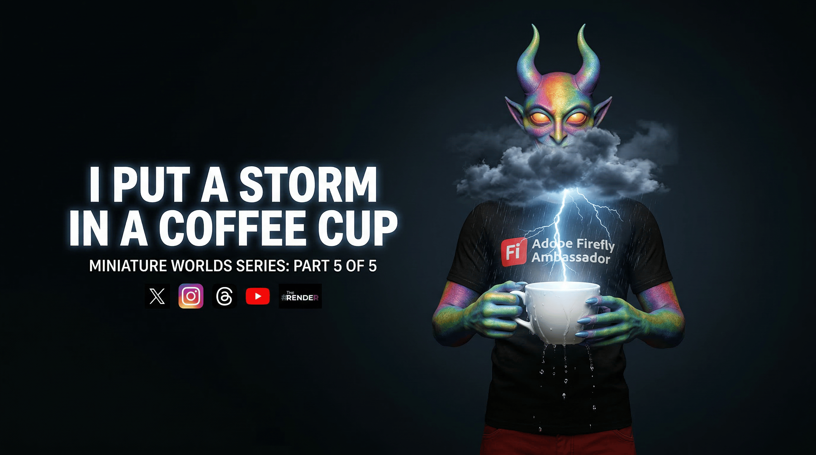 I Put a Storm in a Coffee Cup. 4 AI Models Solved It 4 Different Ways.