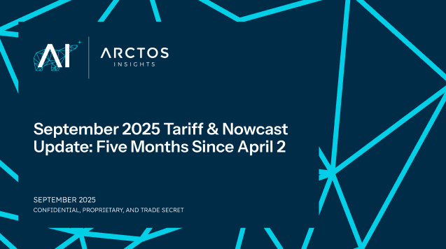 September 2025 Tariff & Nowcast Update: Five Months Since April 2