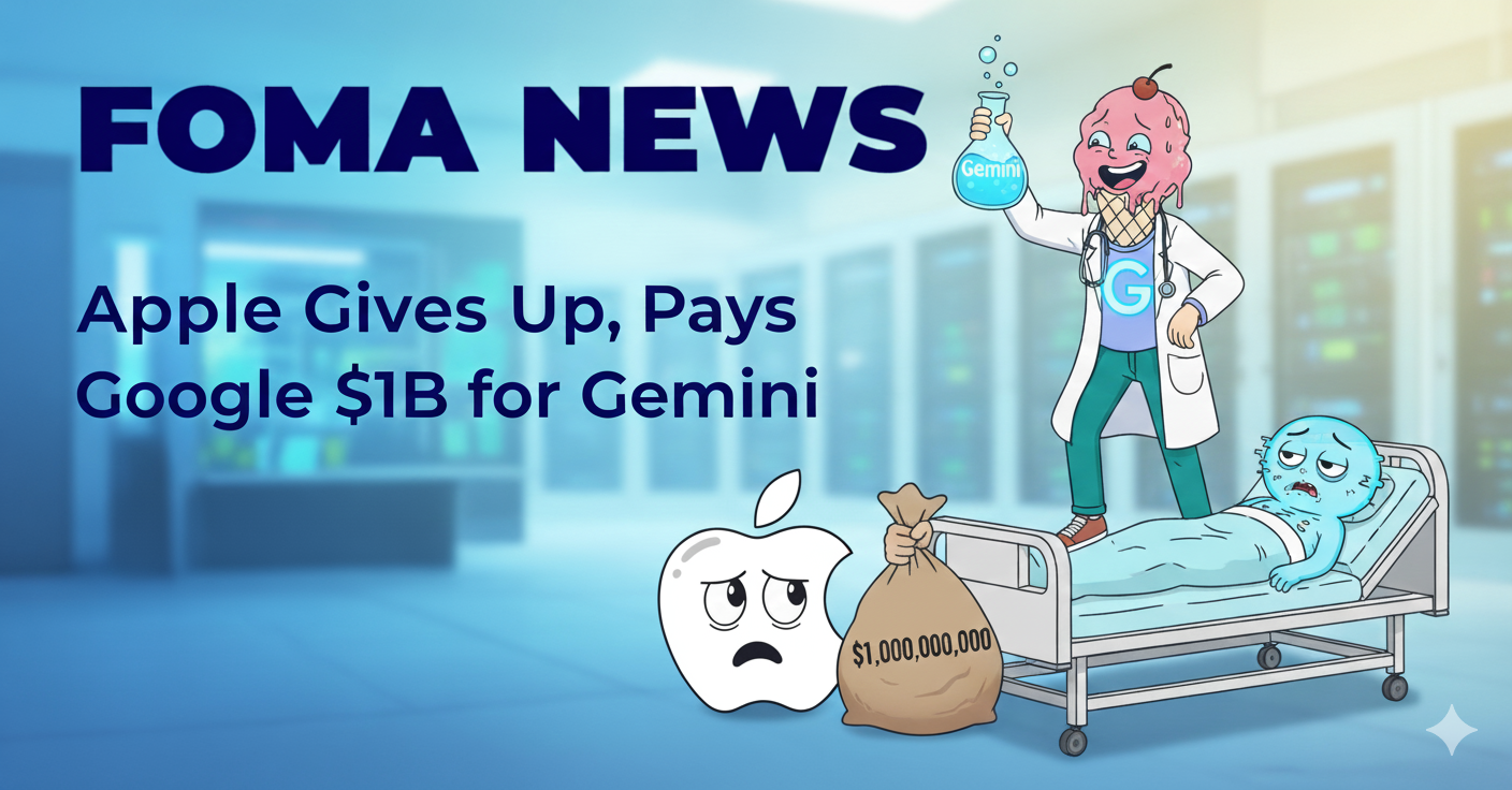 Siri Gets a $1B Upgrade: Apple Turns to Google’s Gemini