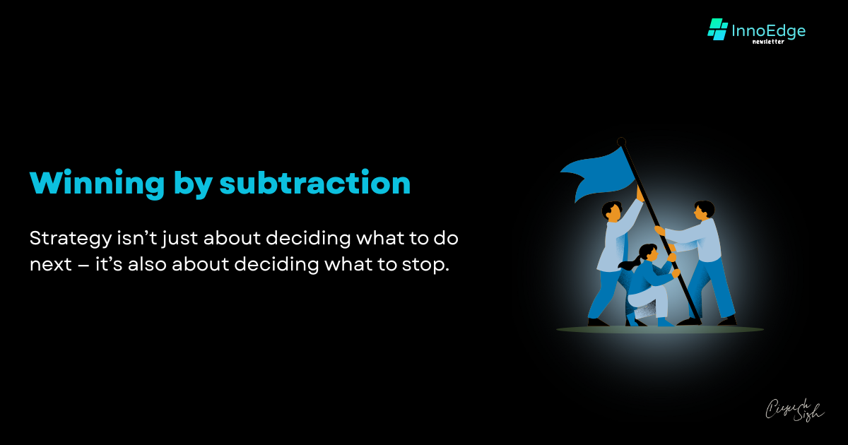 Winning by subtraction