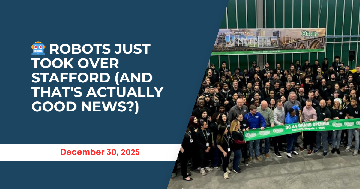 🤖Robots Just Took Over Stafford (And That's Actually Good News?)