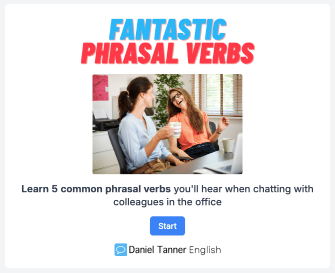 5 phrasal verbs you can use at the office on Monday 🇬🇧 💼
