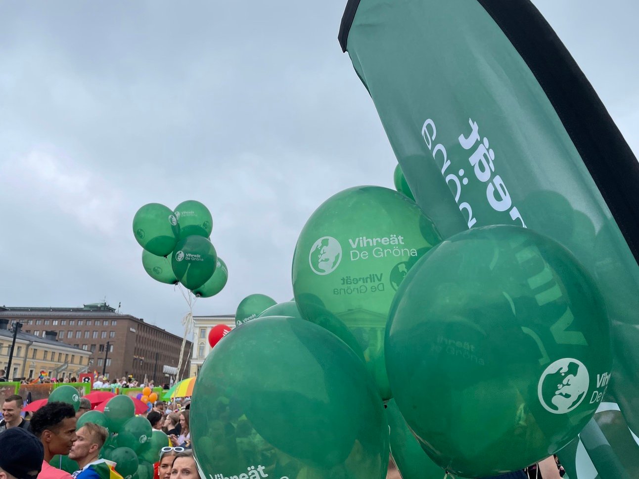 Vihreiden nykyversion suuri valinta