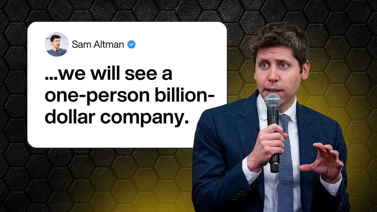 The One-Person Multimillion-Dollar Company