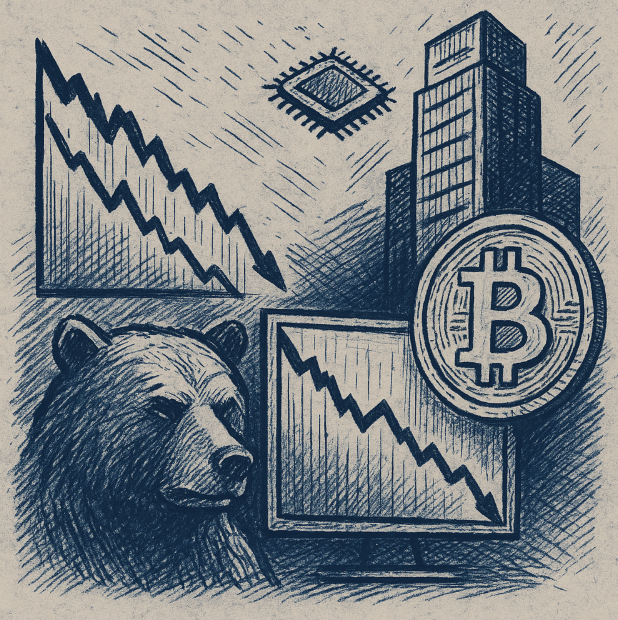 Tech and Crypto Pull Back as Market Mood Shifts