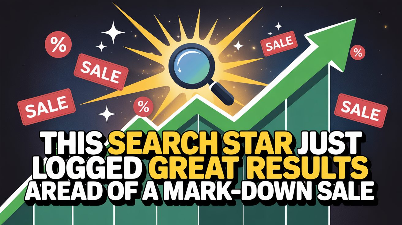 This Search Star Just Logged Great Results Ahead of a Mark-Down Sale