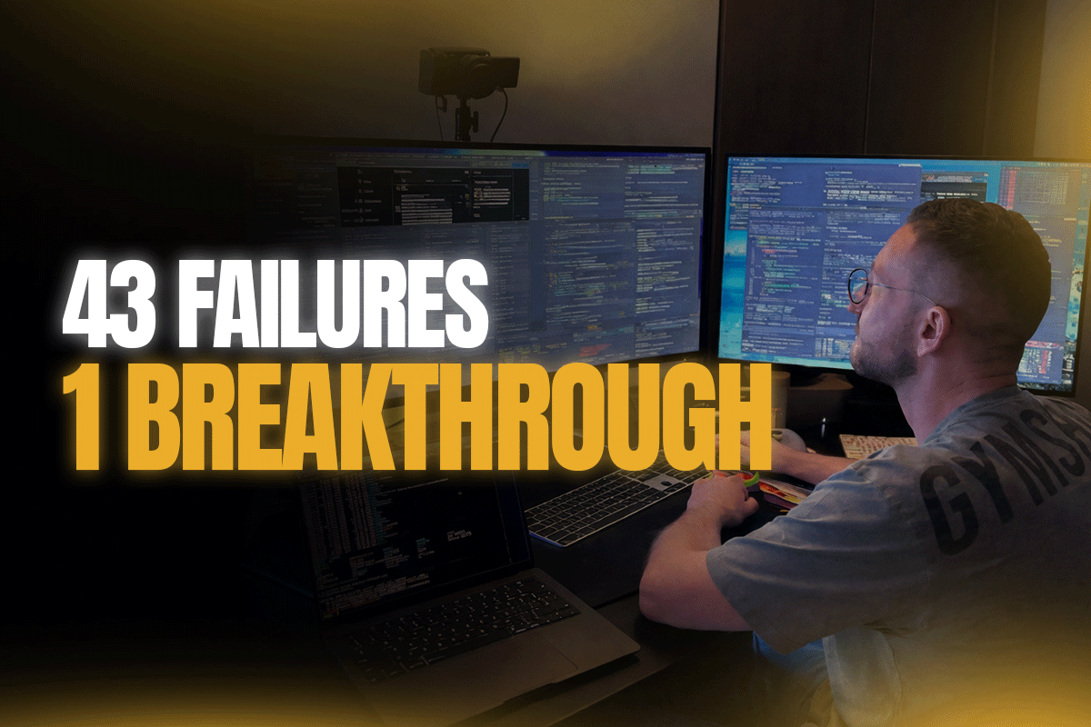 He Failed 43 Times Then One Weekend Changed Everything