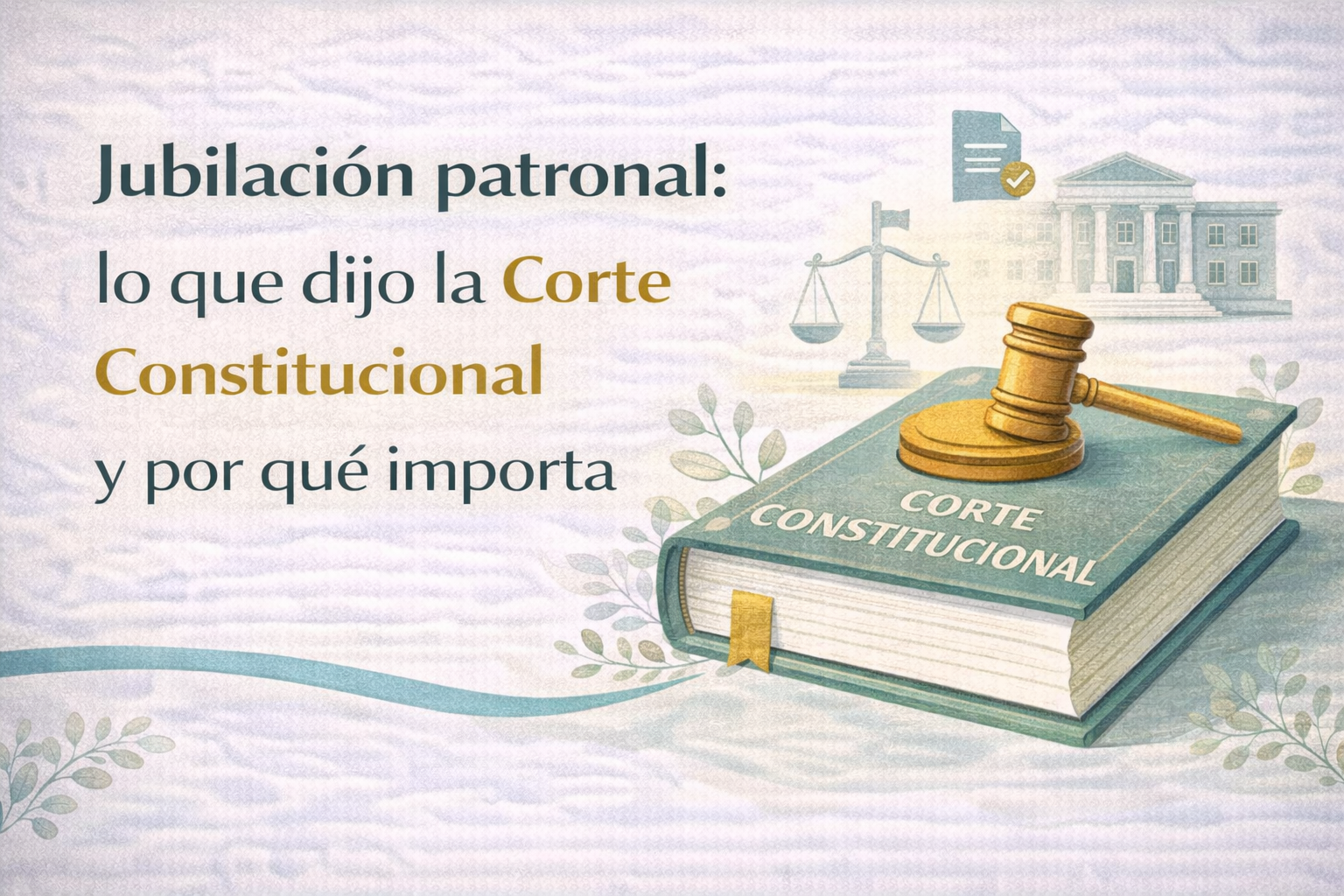 Jubilación patronal: lo que dijo la Corte Constitucional y por qué importa🤔 