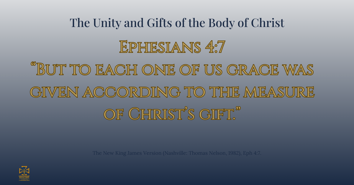 The Unity and Gifts of the Body of Christ