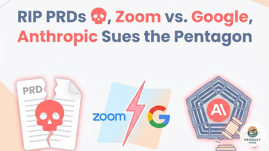 RIP PRDs 💀, Zoom vs. Google, Anthropic Sues the Pentagon