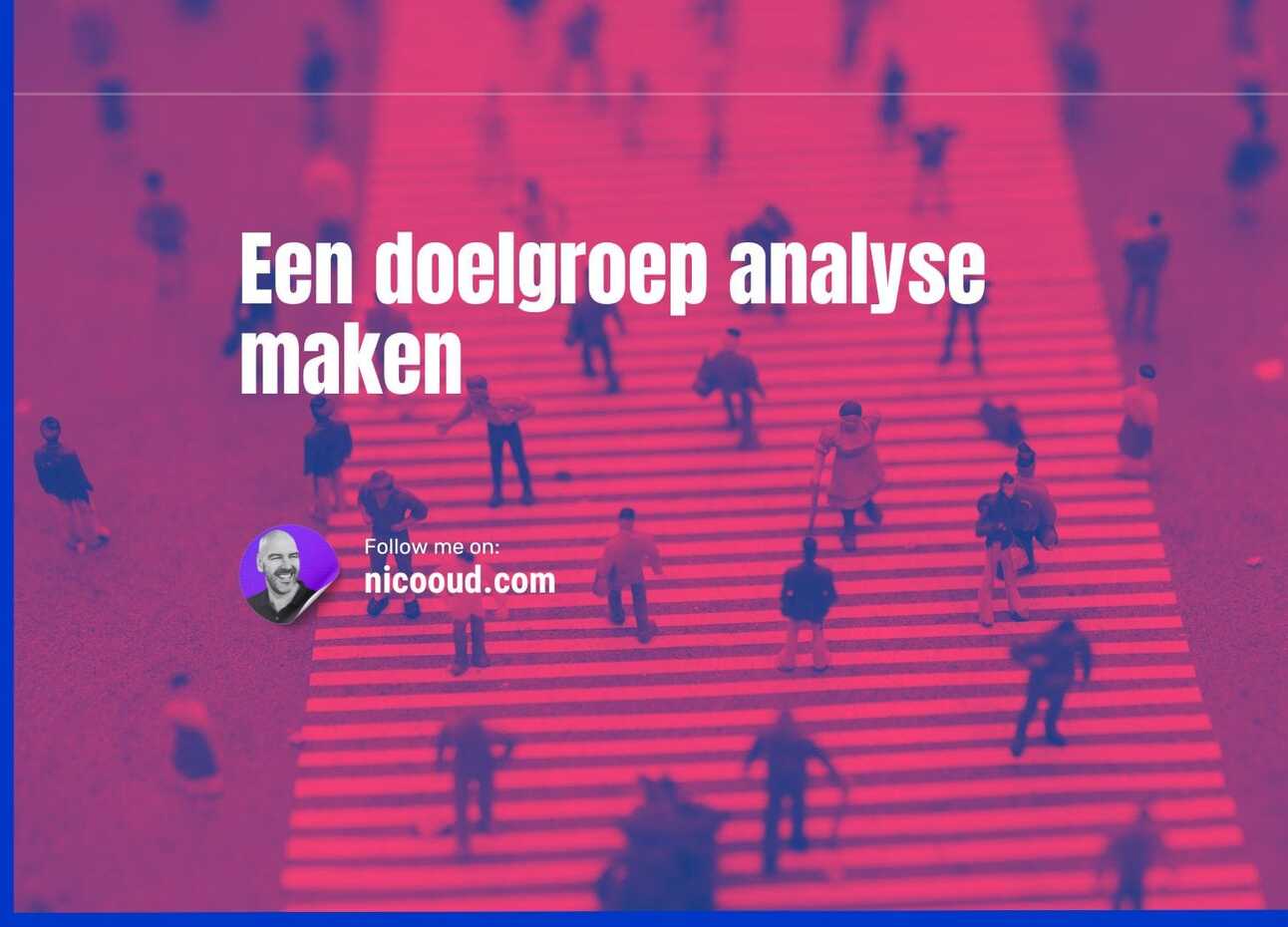 Een doelgroep analyse maken