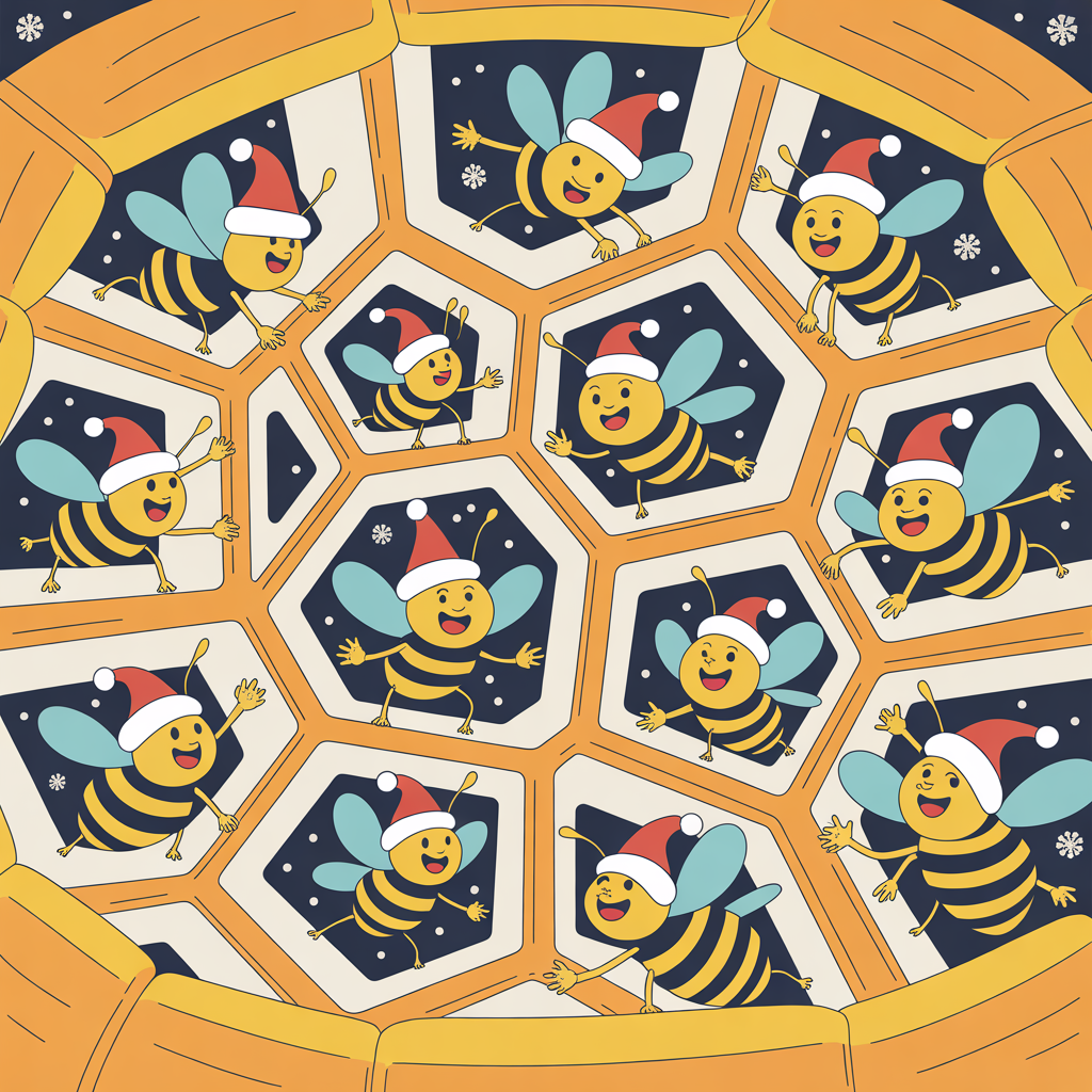 On Christmas Eve, the Bees Sing