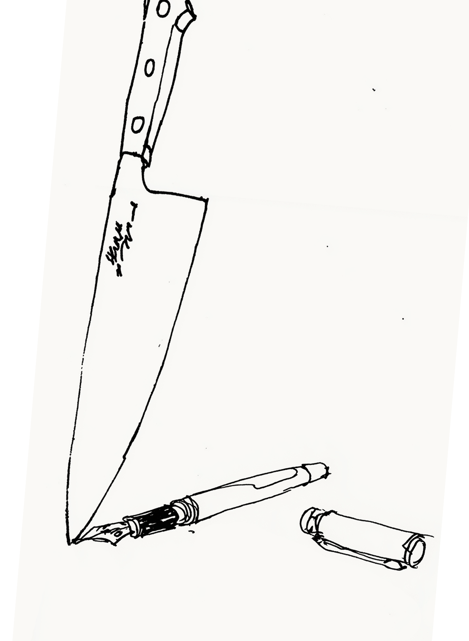 Hand-drawn utensils illustration