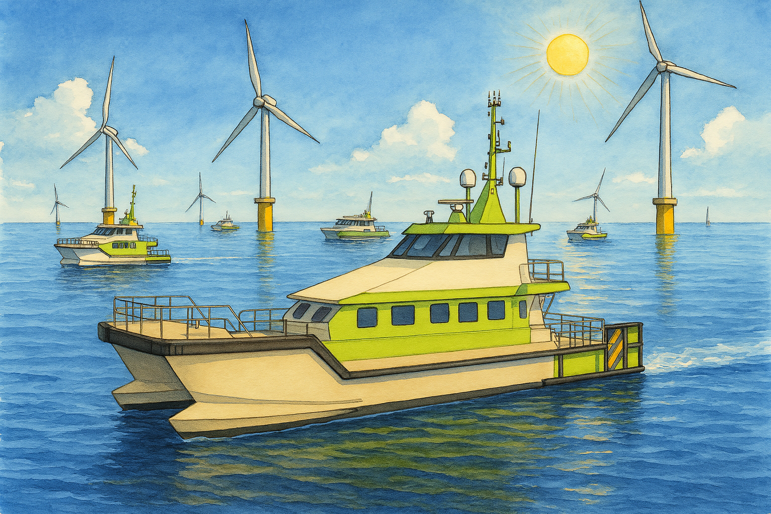 Brazilian terminal electrifies • Quebec rebuilds Century Wharves • Ventspils electrifies ferry berth • Ke DP world power Qasim • Miri port OPS • Svitzer Thames tug plug • Havila's electrified extension • E-workboat sails • Washington Ferries with ABB • UK ctv goes electric • Moscow e-shipyard • Norway ferry gets BOS system