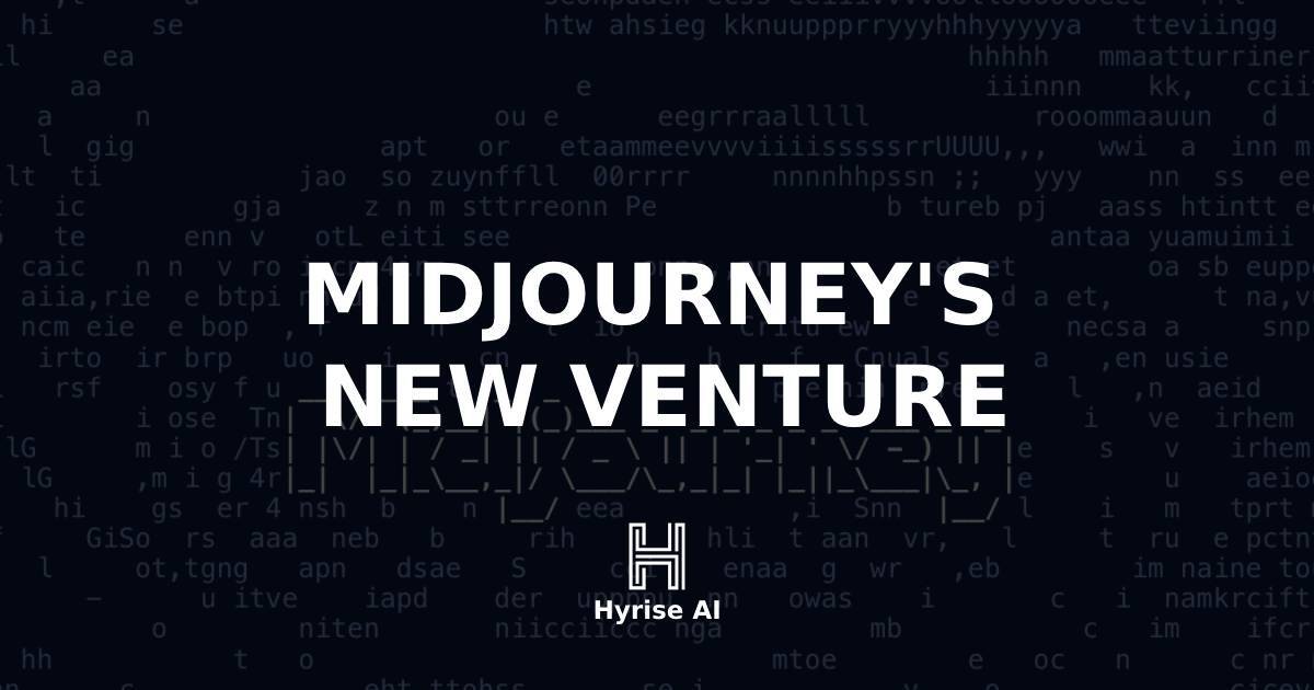 ⚓️ Midjourney Ventures into Hardware Development