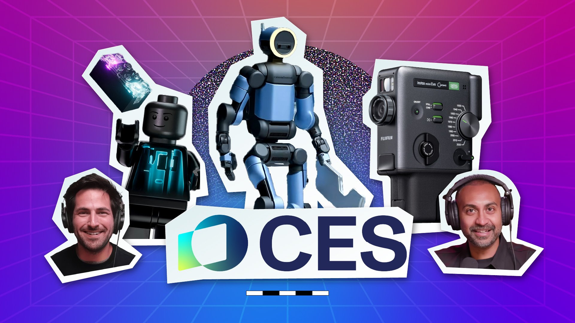CES 2026: Fuji's Fake 8mm Camera, LEGO Smart Bricks, Atlas Robot, and More