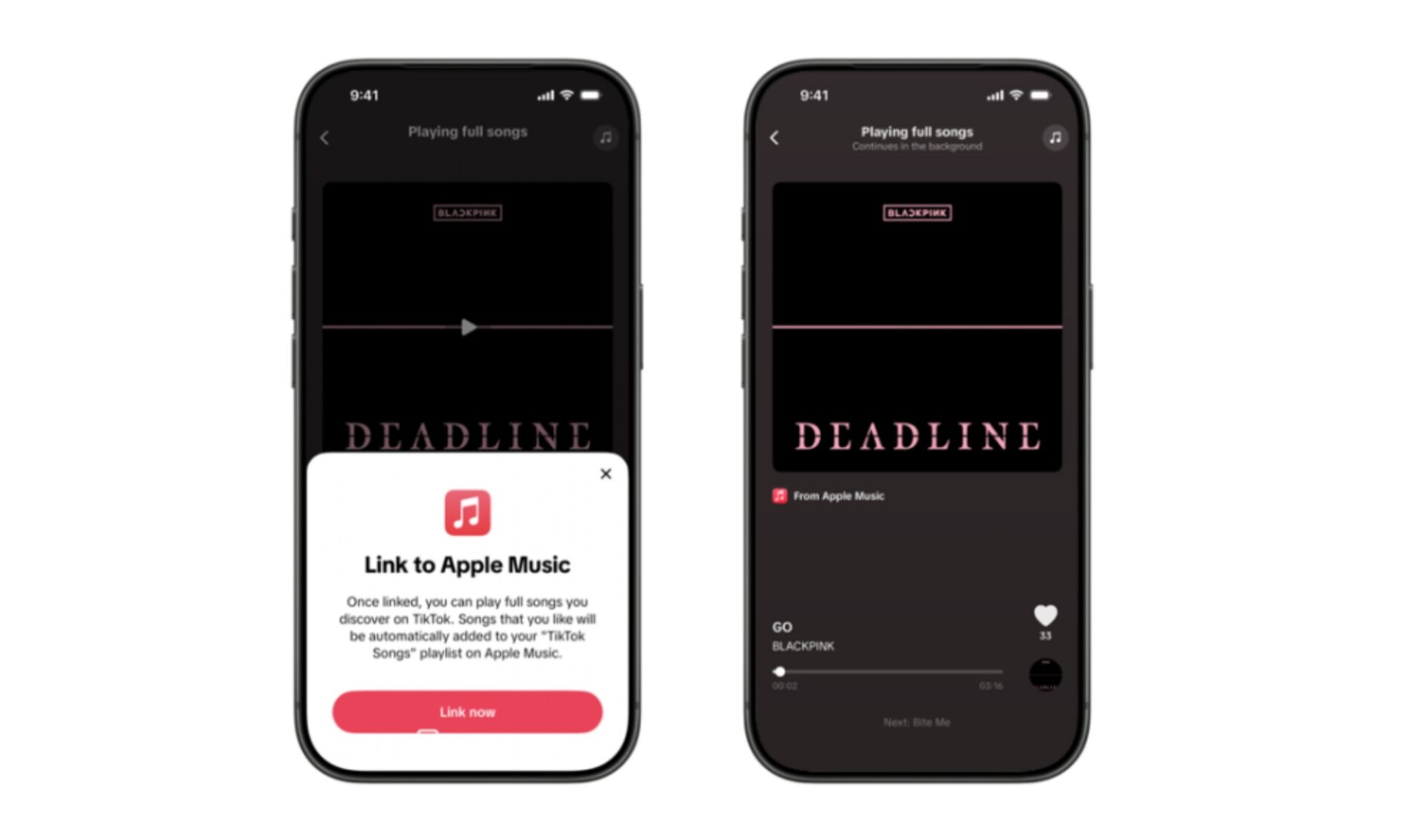 TikTok gets Apple Music