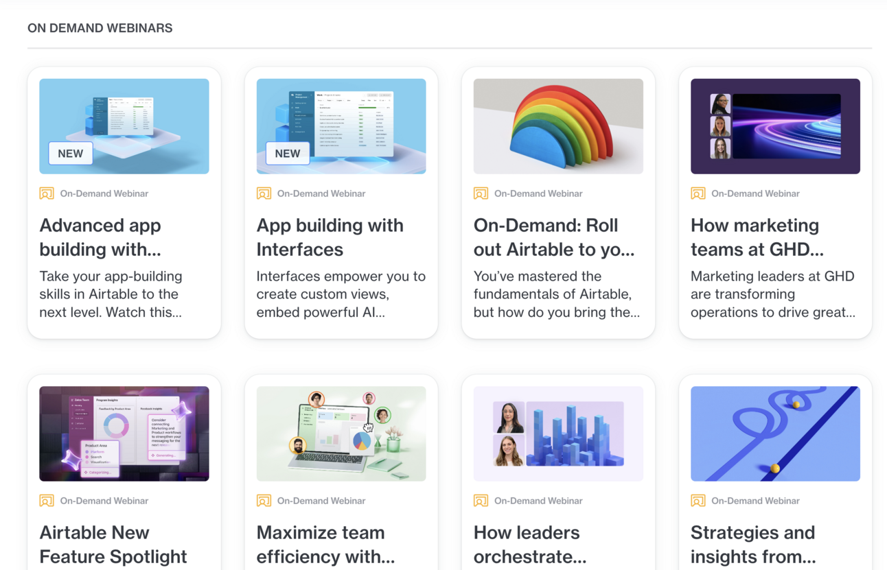 The most boring webinar emails in the world