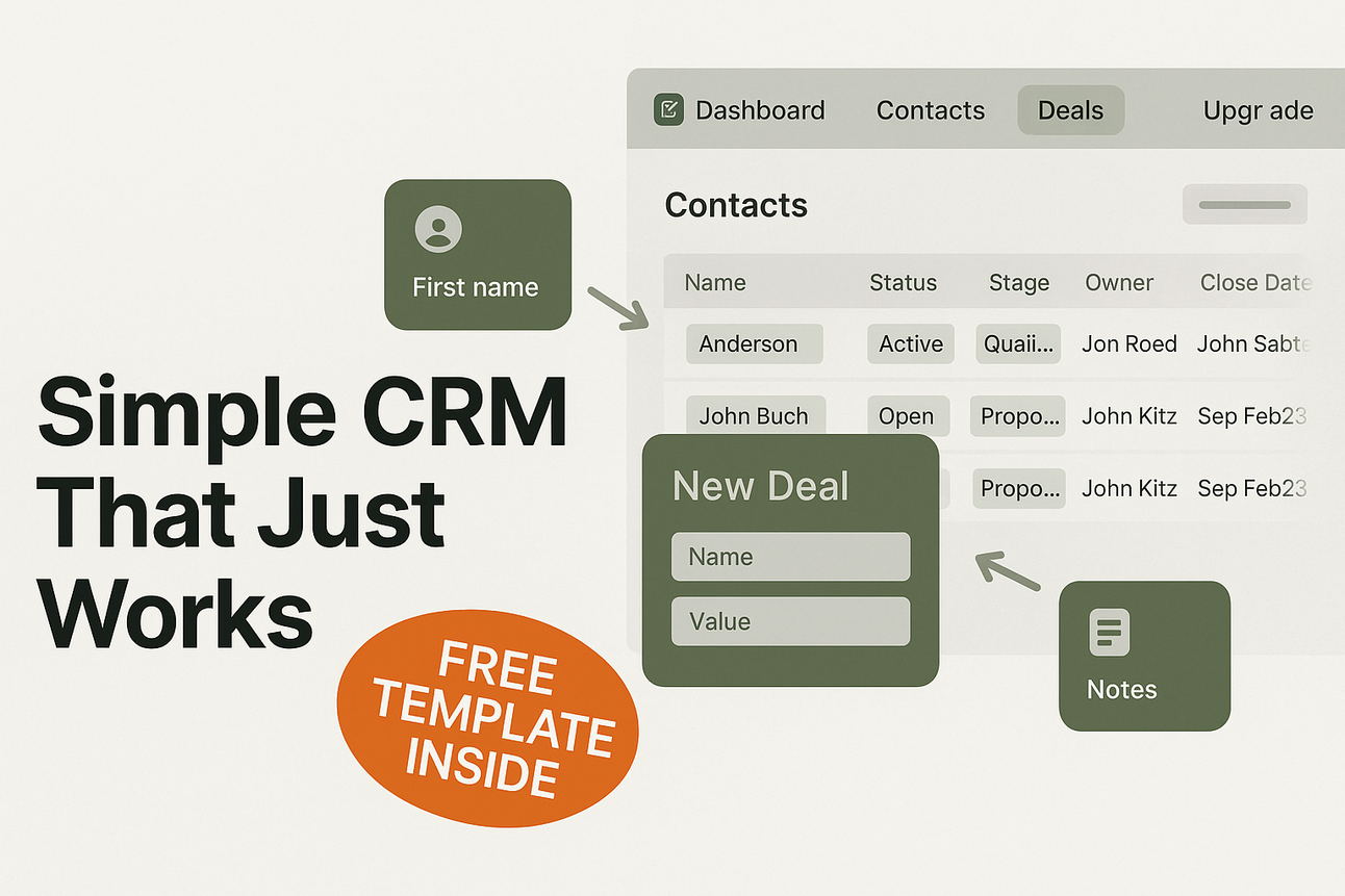 Notion CRM Stack