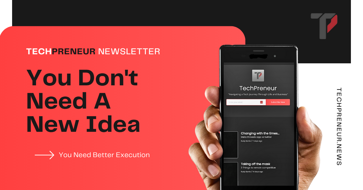 You Don't Need a New Idea