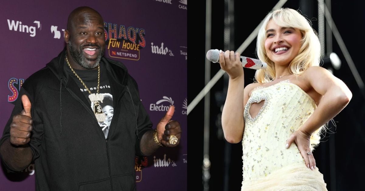 VIDEO: Shaq addresses wild Sabrina Carpenter DM rumor about keeping "her fart as a cologne”