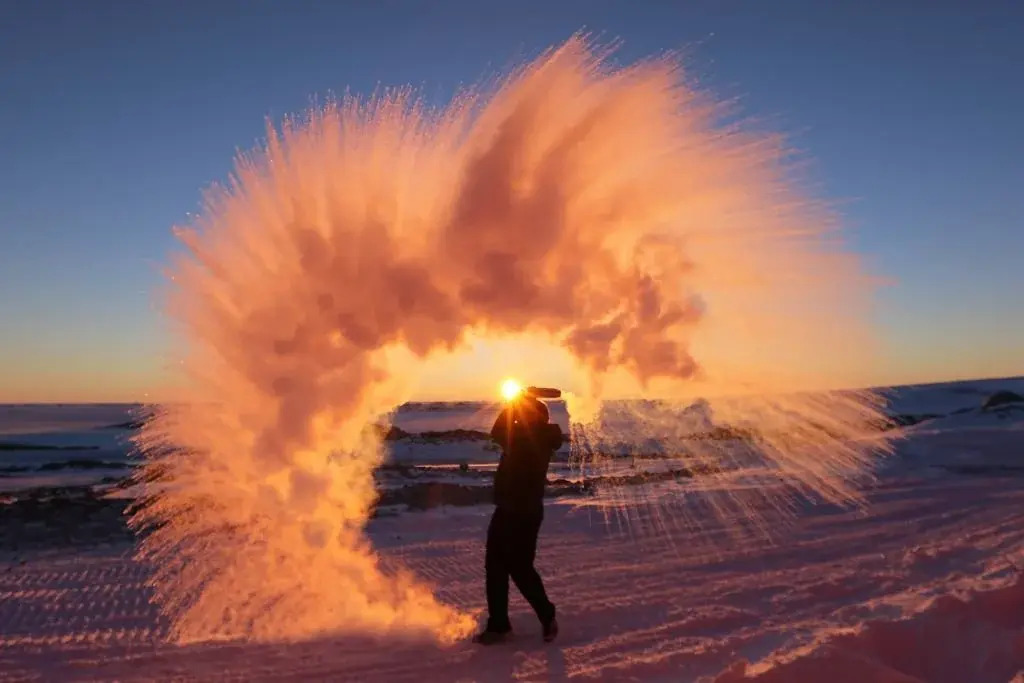 Why Boiling Water Freezes in Antarctica