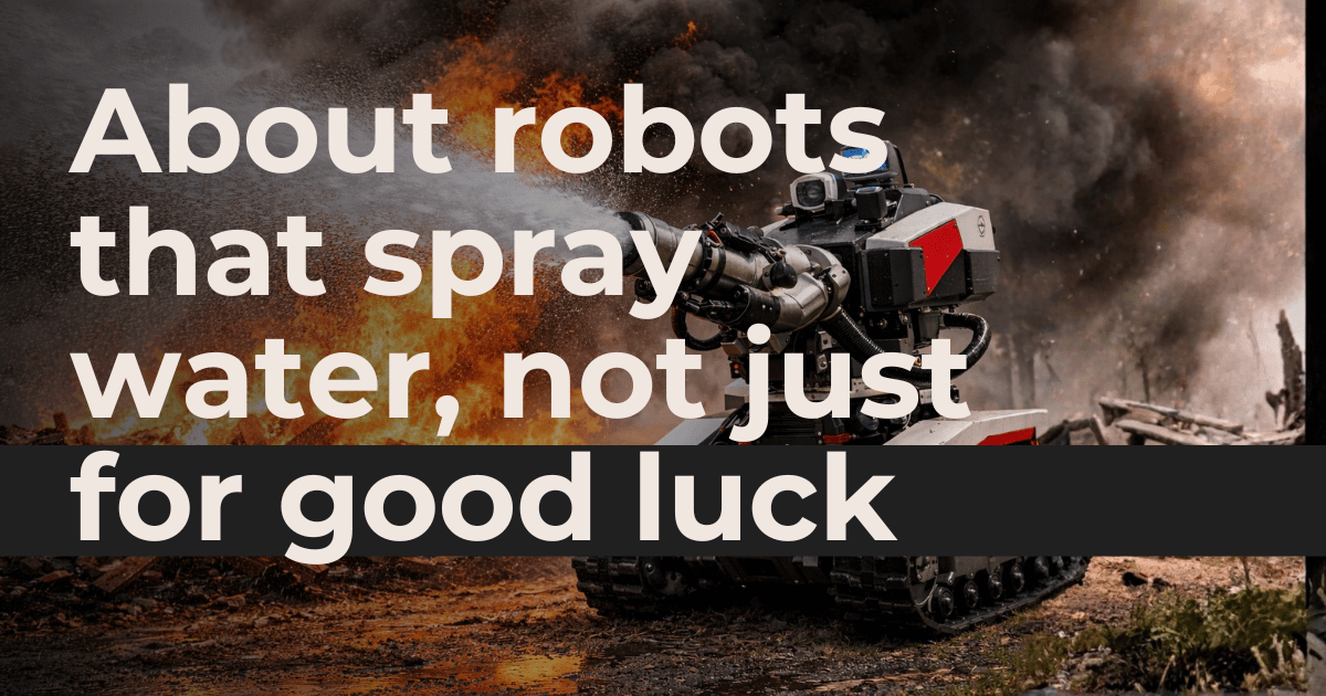 A Robotic Wet Monday. 