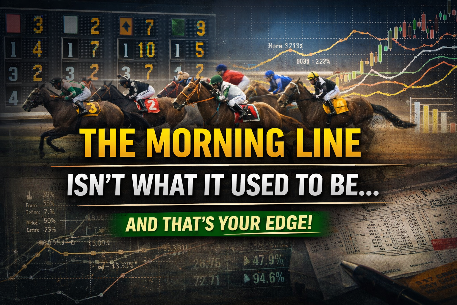 The Morning Line Isn’t What It Used to Be — And That’s Your Edge