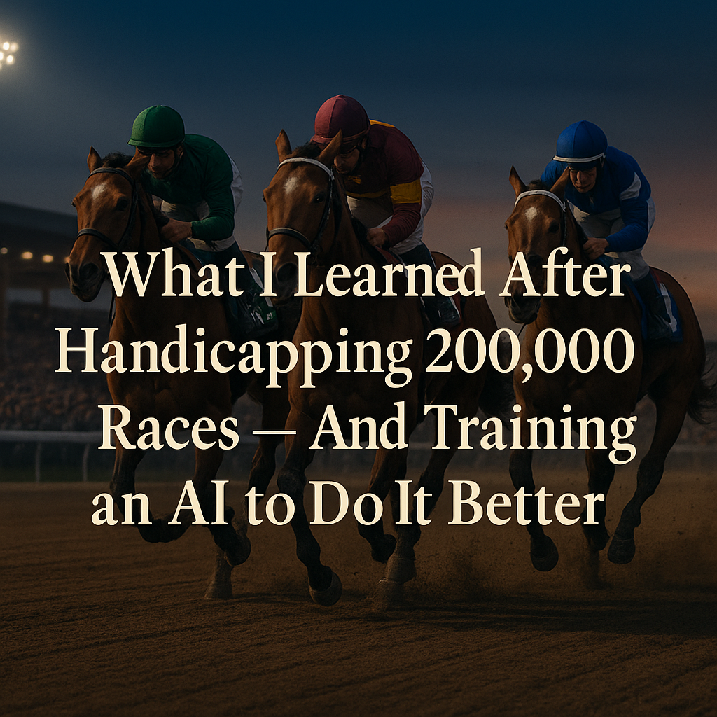 What I Learned After Handicapping 200,000 Races — And Training an AI to Do It Better