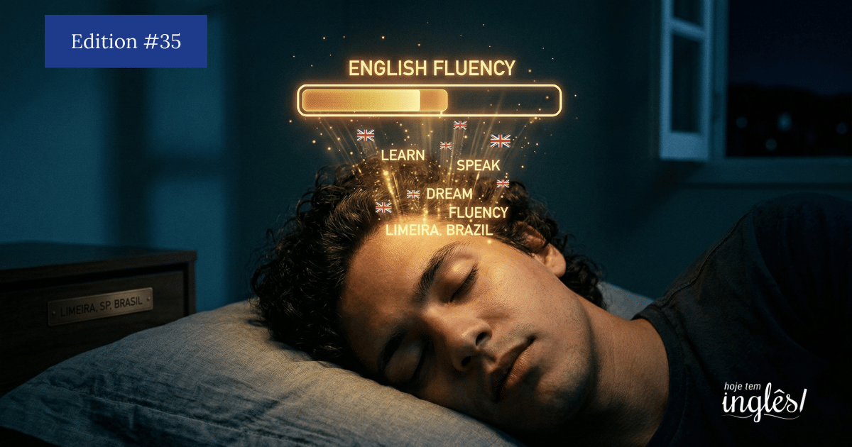 Qual é a importância do sono para o aprendizado do inglês?