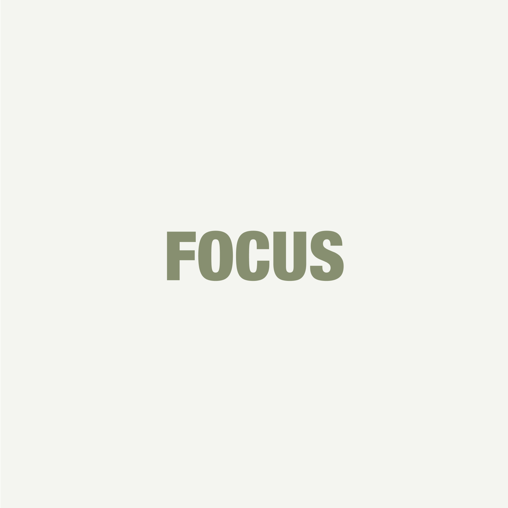 Stop juggling. Start focusing.