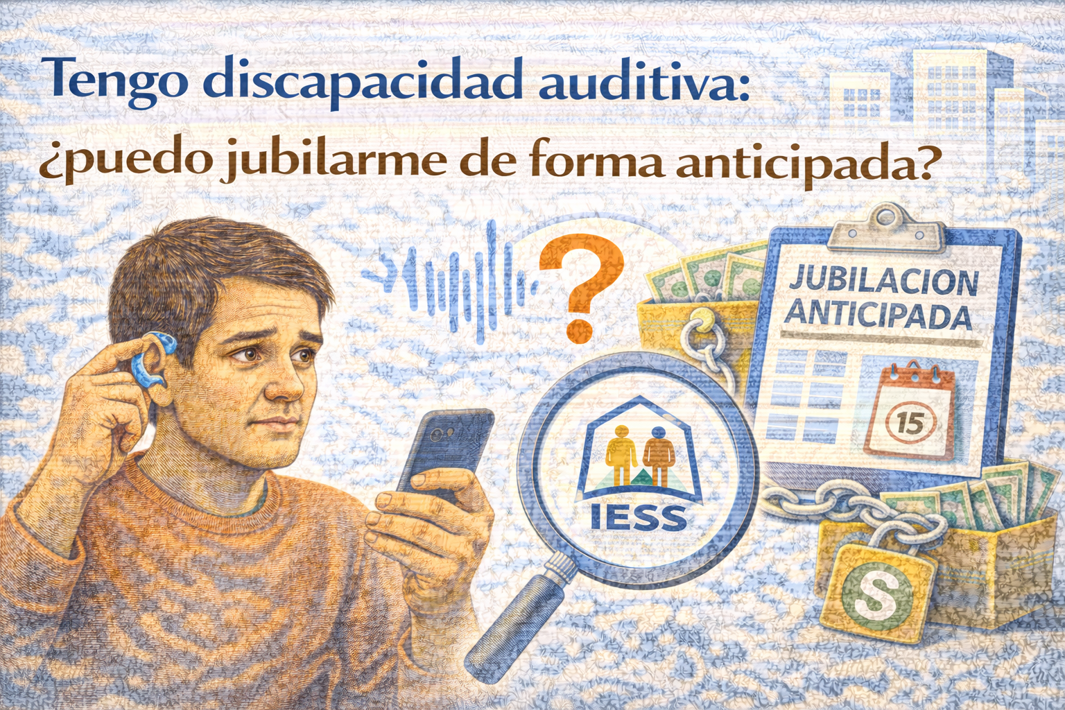 Tengo discapacidad auditiva: ¿puedo jubilarme de forma anticipada?🤔
