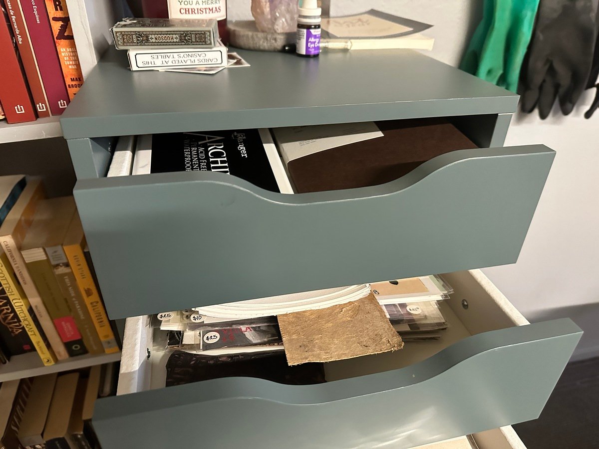 Storing Linocut Blocks