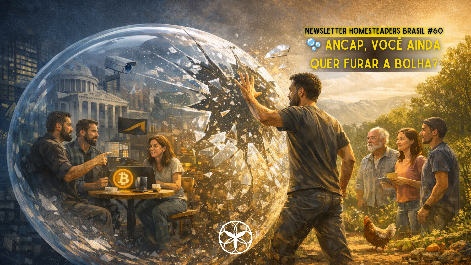 Homesteaders Brasil #60 | 🫧 Ancap, você ainda quer furar a bolha?