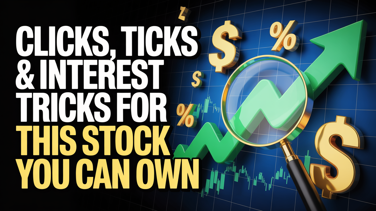 Clicks, Ticks & Interest Tricks For This Stock You Can Own
